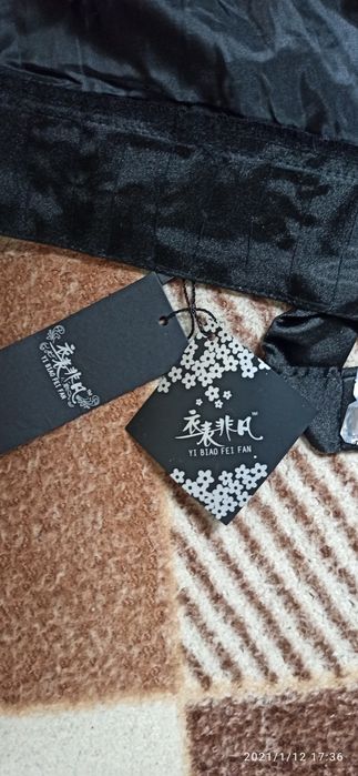 Строгий черный сарафан