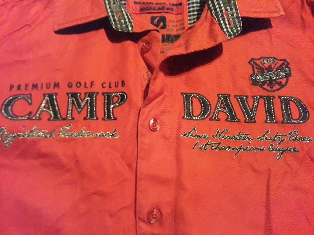 Czerwona koszula Camp David