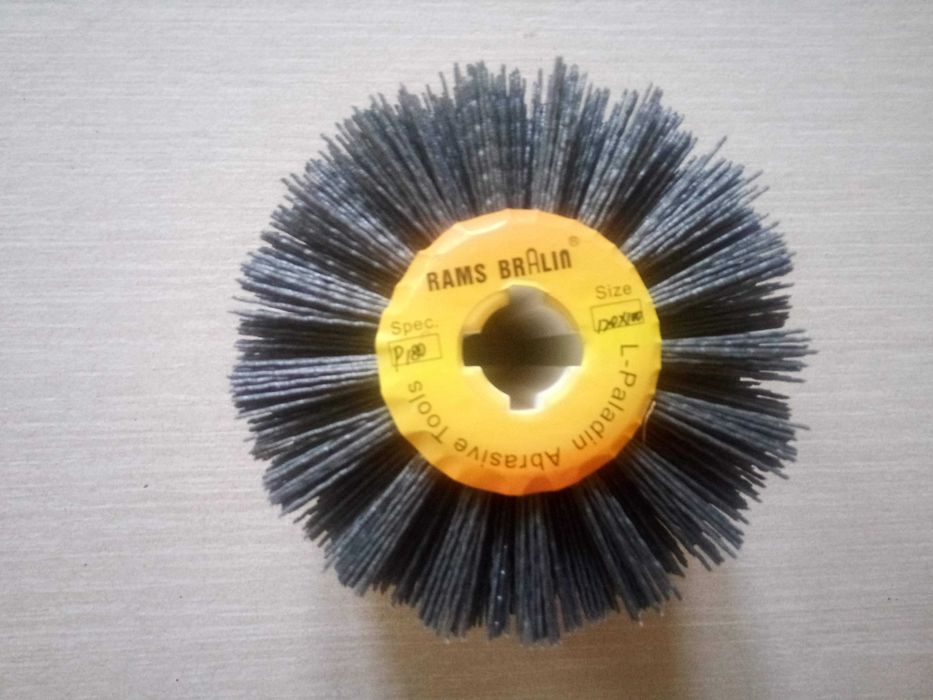 Szczotka walcowa do satyniarki 120 x 100 x 19 gradacja 120 i 180