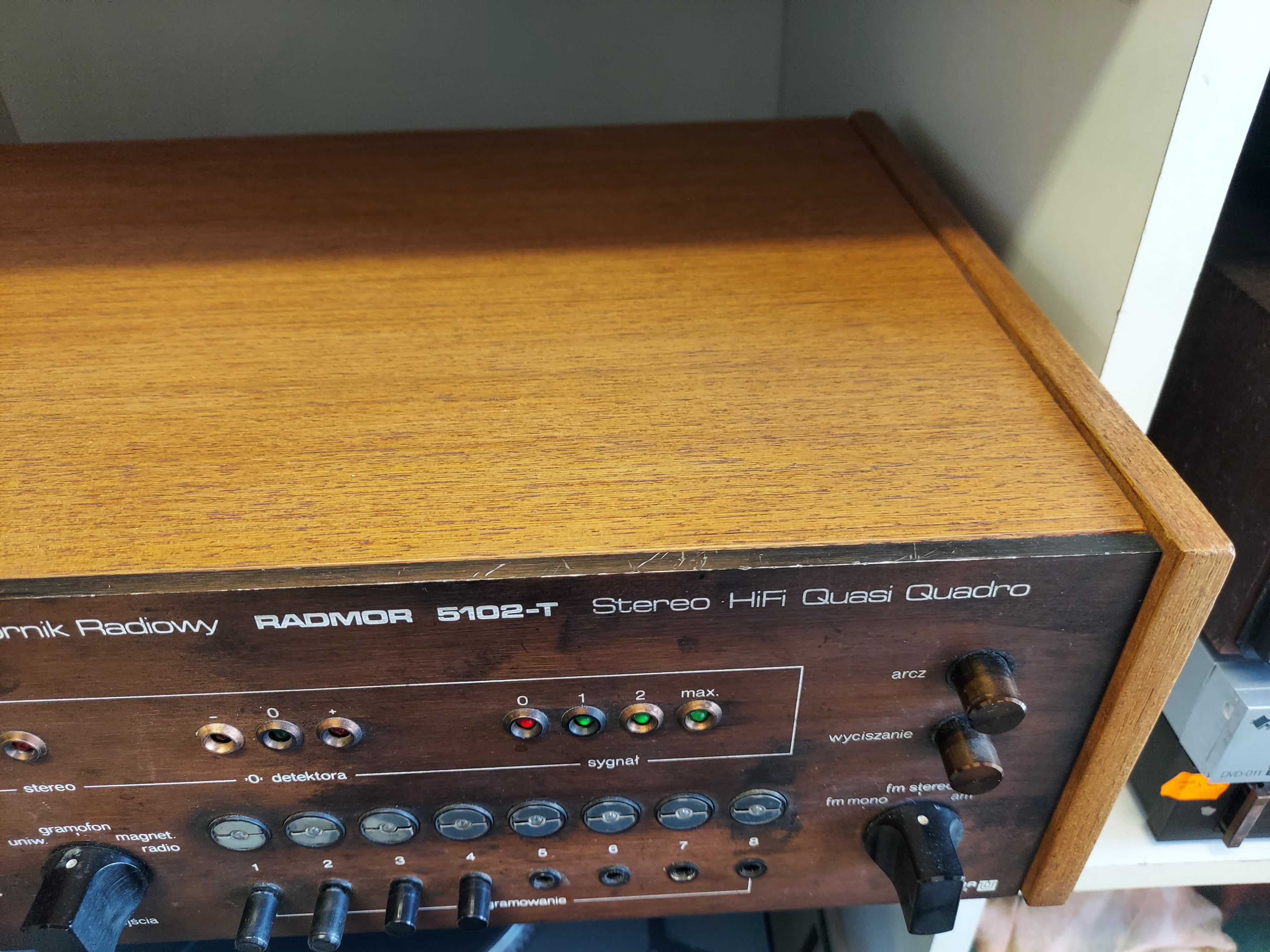Amplituner odbiornik radiowy Radmor 5102-T Stereo HiFi Quasi Quadro