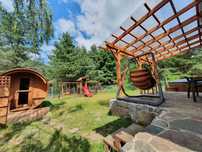 WAKACYJNY DOMEK DREWNIANY, Sauna & balia  z noclegiem