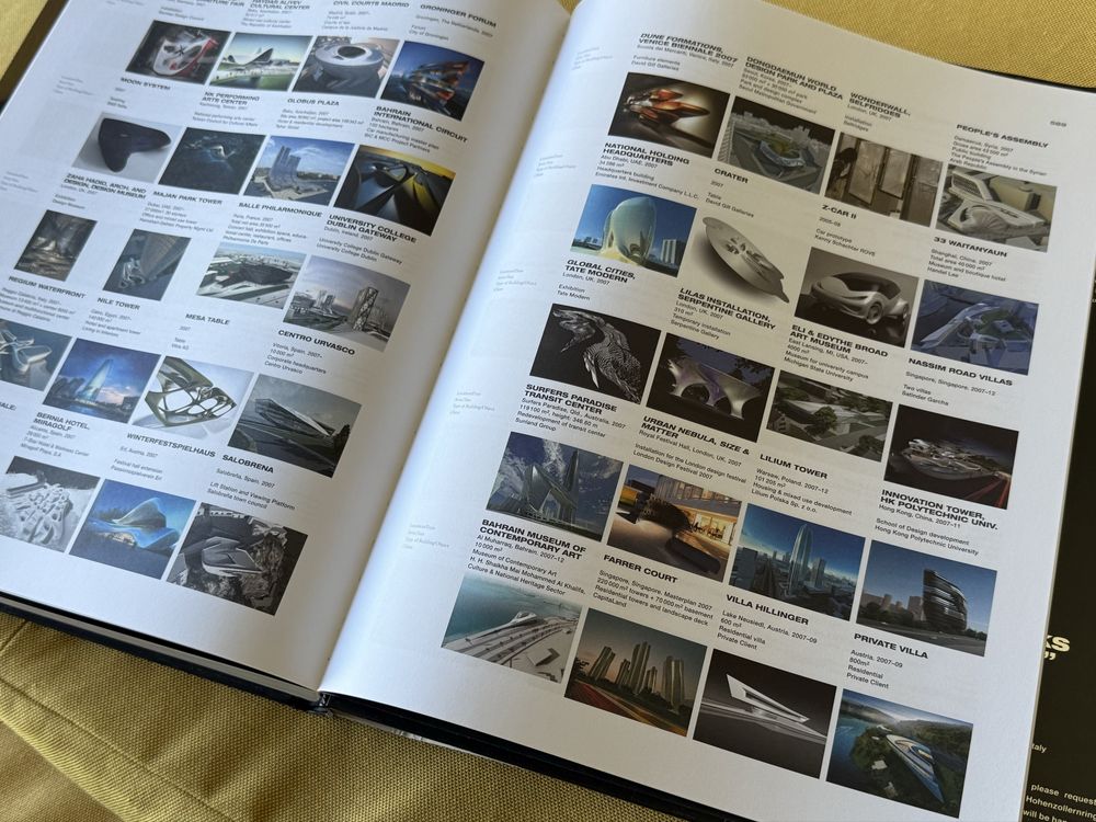 Grande e raro livro Arquitetura Zaha Hadid