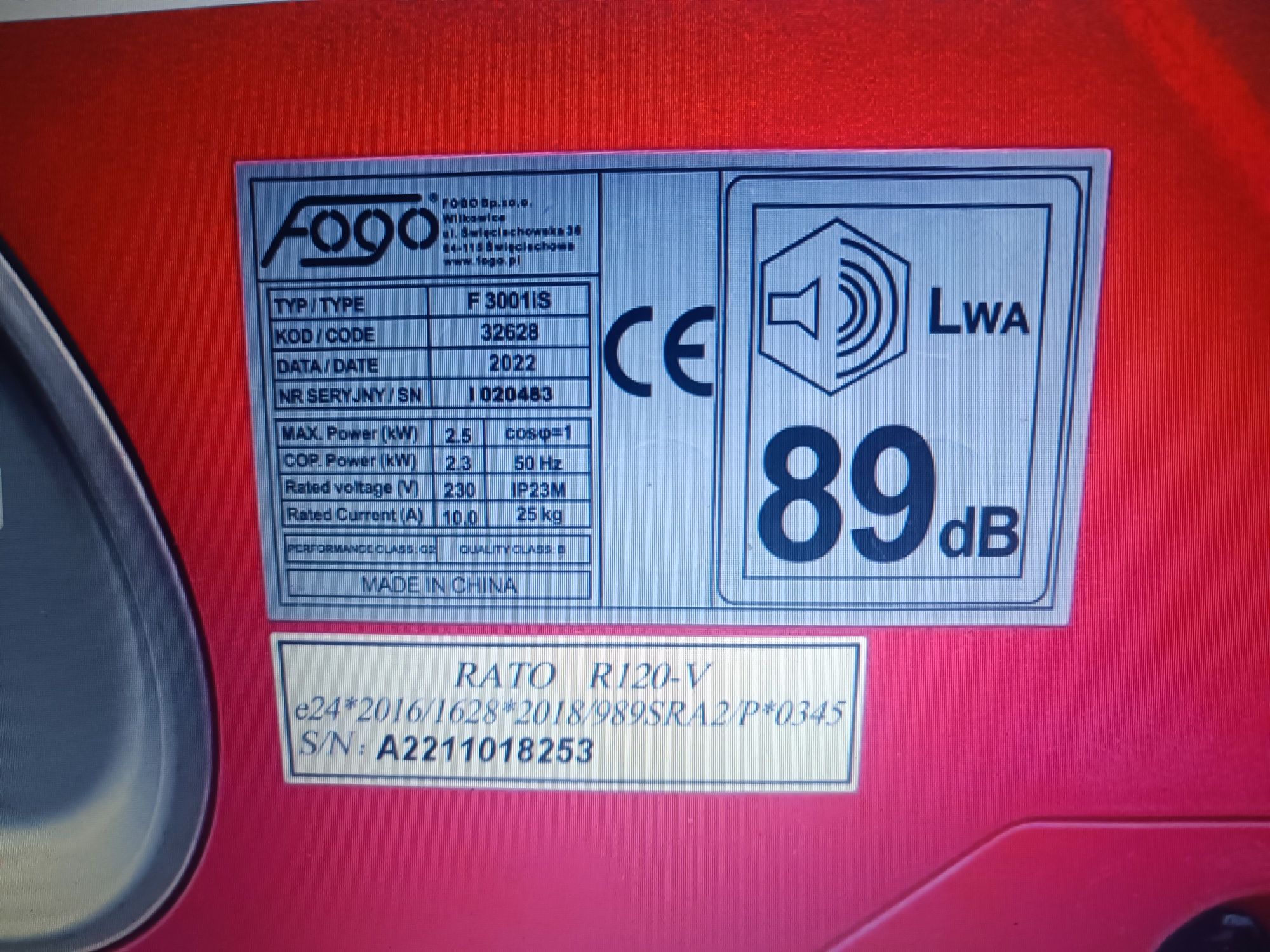 Инверторный генератор Fogo F 3001 is.