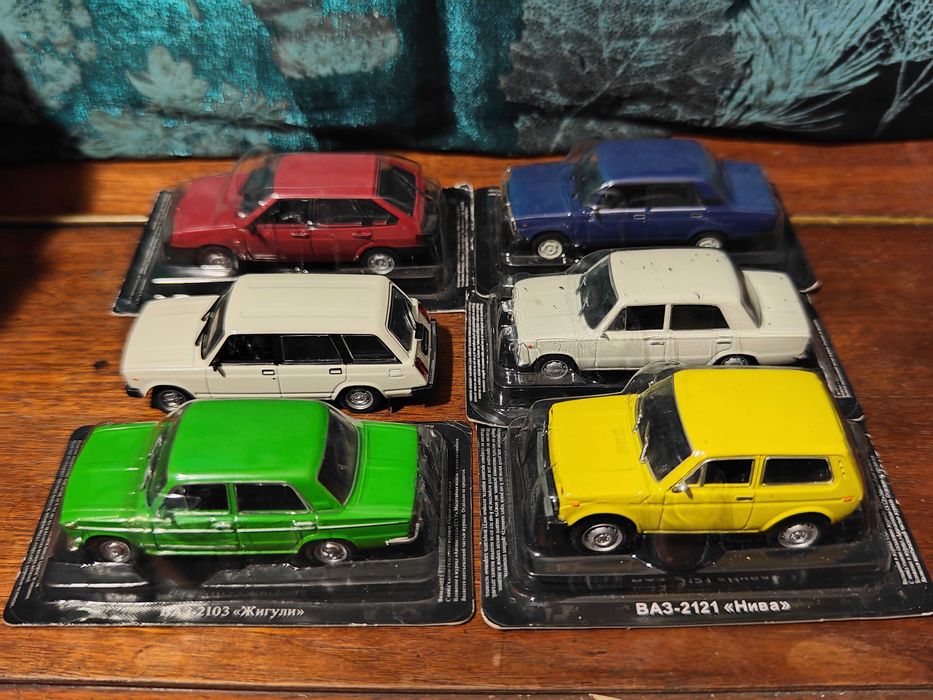 Автолегенды СССР, ВАЗы, DeAGOSTINI, 1/43
