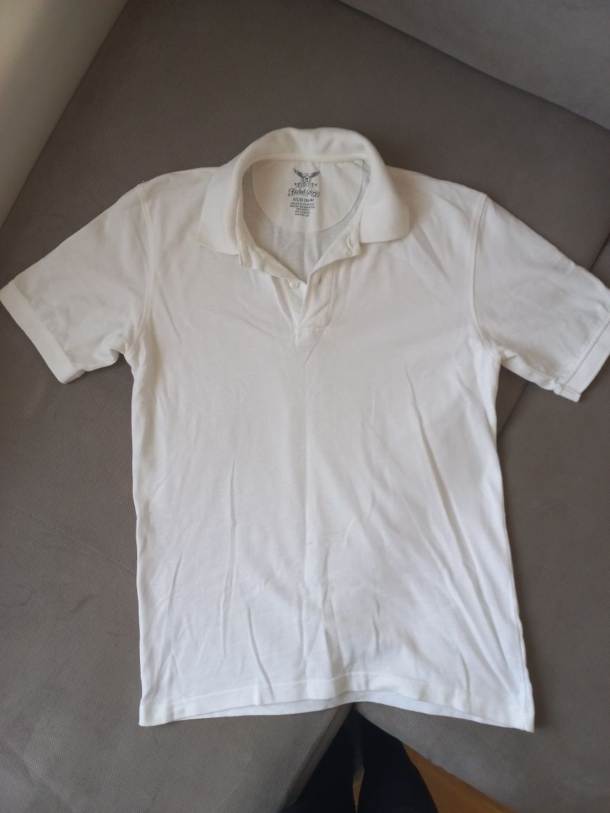 Biała koszula polo męska