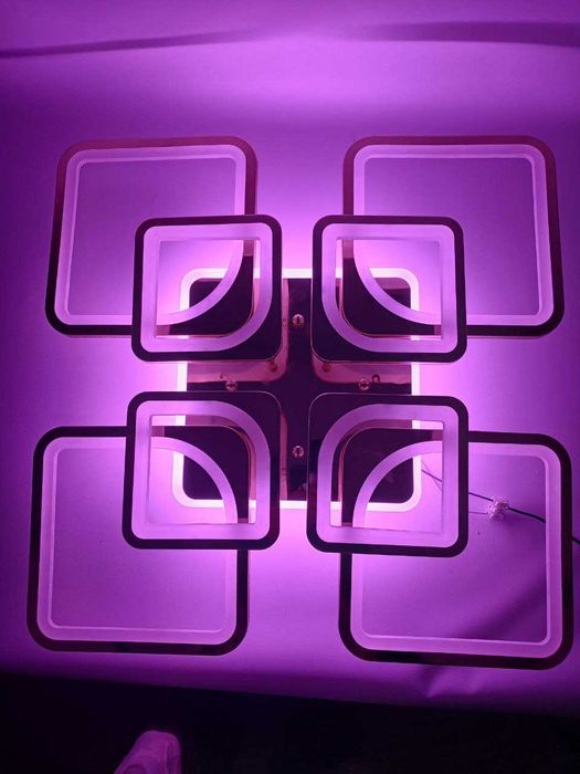 Люстра світлодіодна VALESO V K39047-4+4-TL GD з пультом