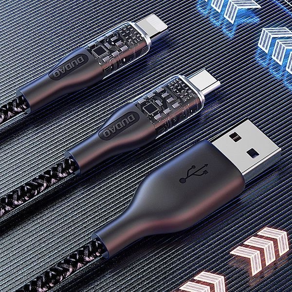 Kabel do szybkiego ładowania 120w 1m Usb - Usb-c Dudao L22t - szary