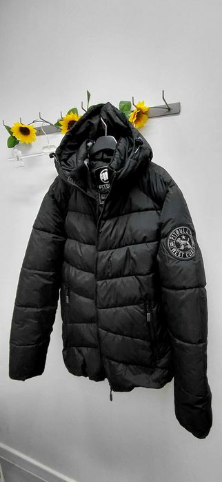 Męska zimowa puchowa kurtka Pitbull nowa bez metek xxl 137cm w klatce