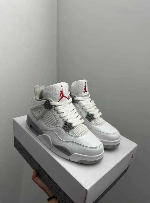 Buty Trampk Jordan 4 Retro White Oreo R.41