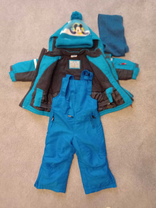zestaw zimowy kurtka i spodnie narciarskie