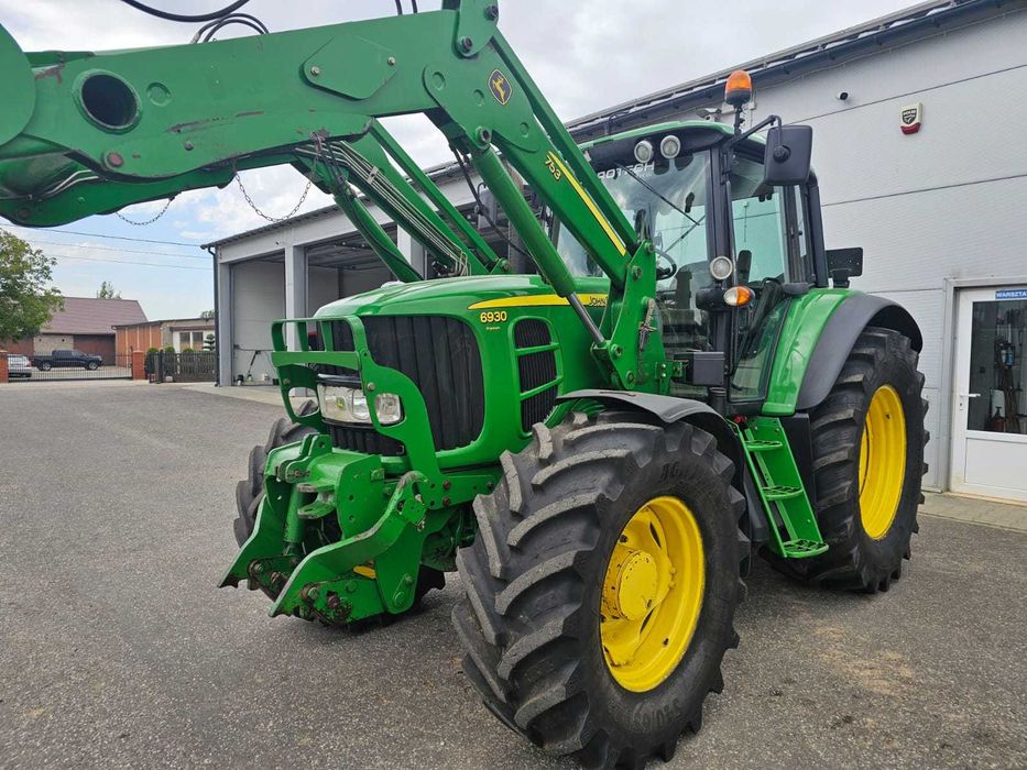John Deere 6930 ,2011 rok 160 km. TLS TUZ, Ładowacz JD753 , super stan