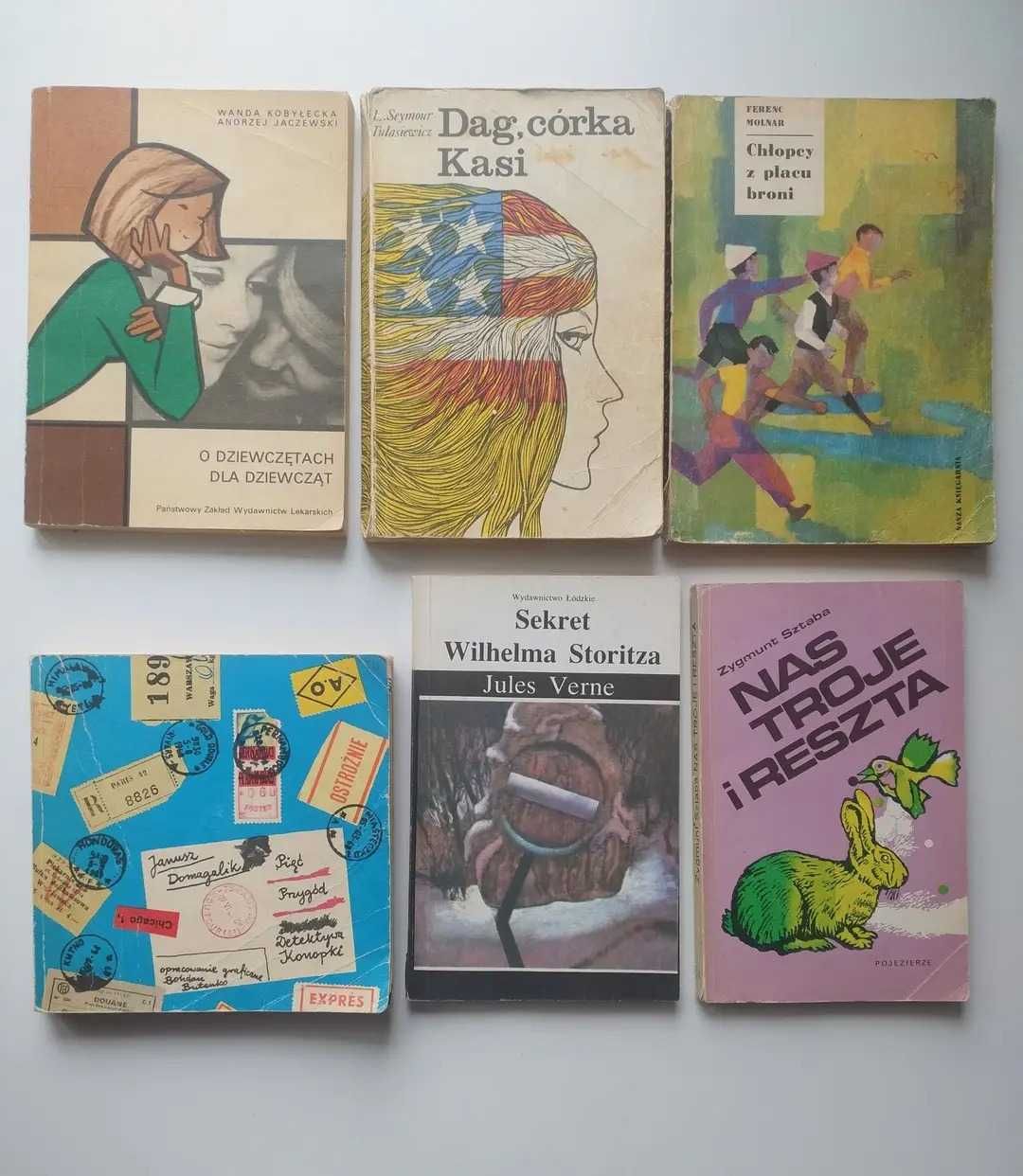Stare książki dla dzieci młodzieży młodzieżowe przygodowe vintage PRL
