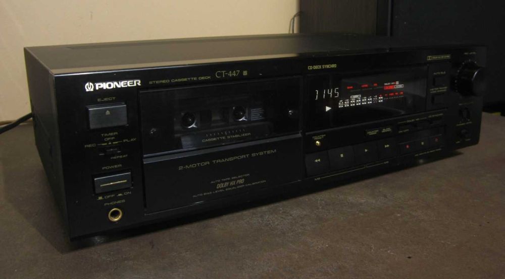 Deck Pioneer CT-447 japoński Dolby BC HX Pro  Auto BLE zadbany sprawny