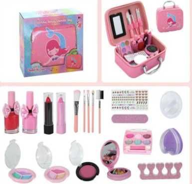 Дитячий набір косметика в рожевій сумці валізи 2005I для дівчинки