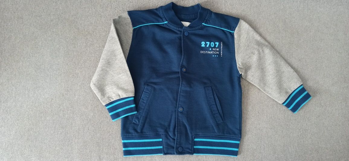 Zestaw Bluz 2 Sztuki Bomberka Sinsay Szara M&S Motor R. 92/98cm