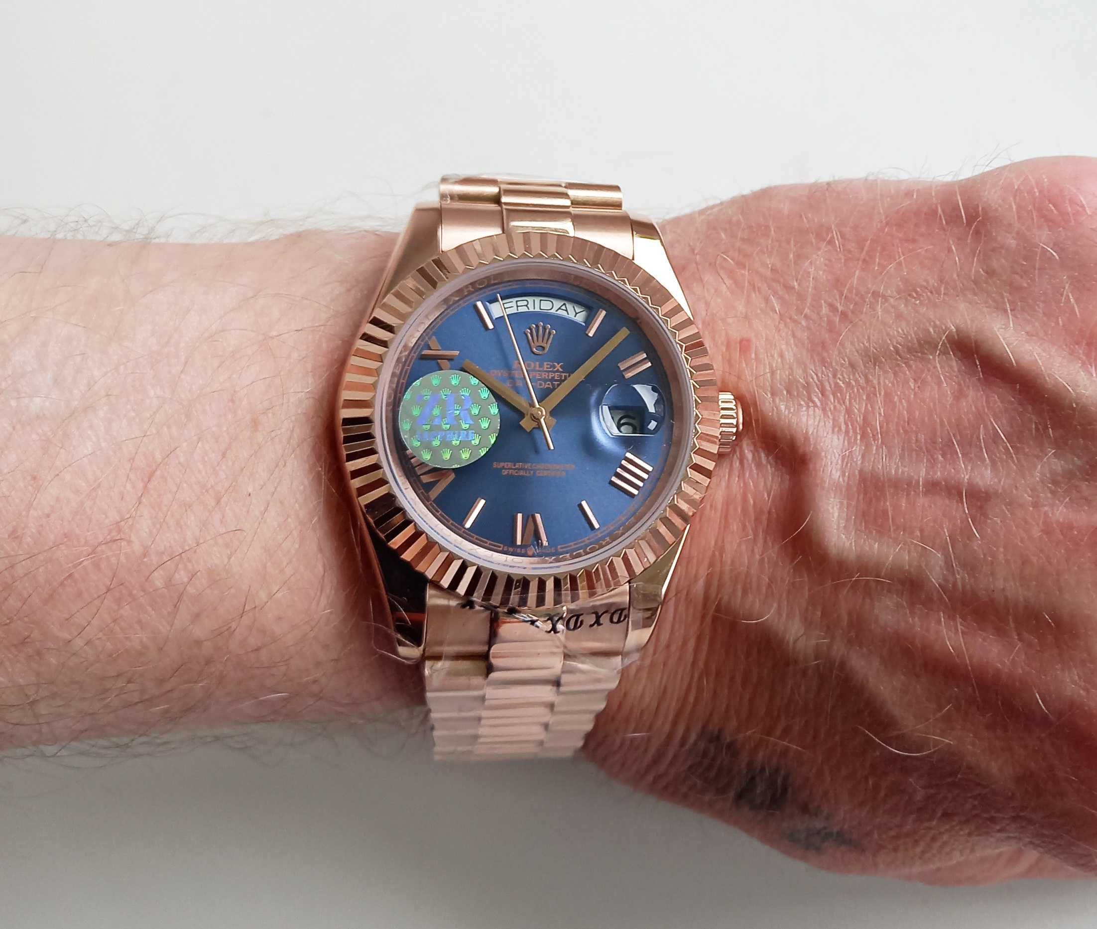 Часы Rolex *day-date* golg-blue. класс ААА