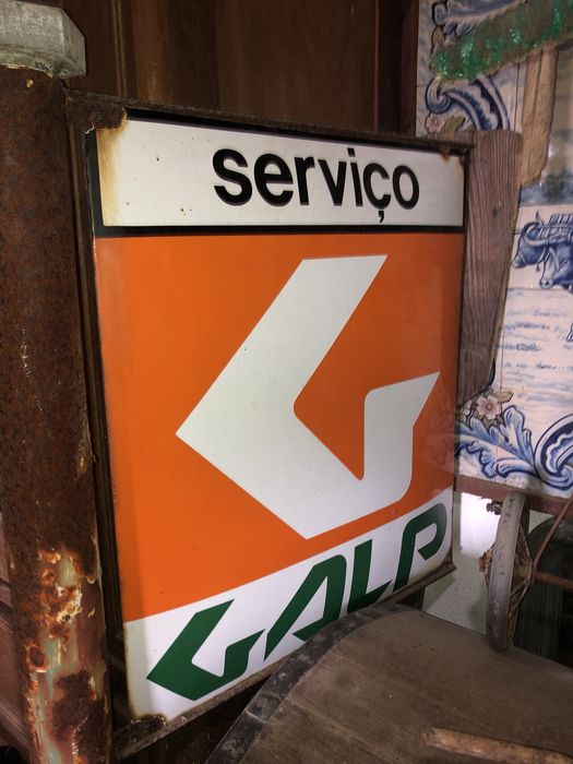 Chapa Esmalte Galp - Serviço