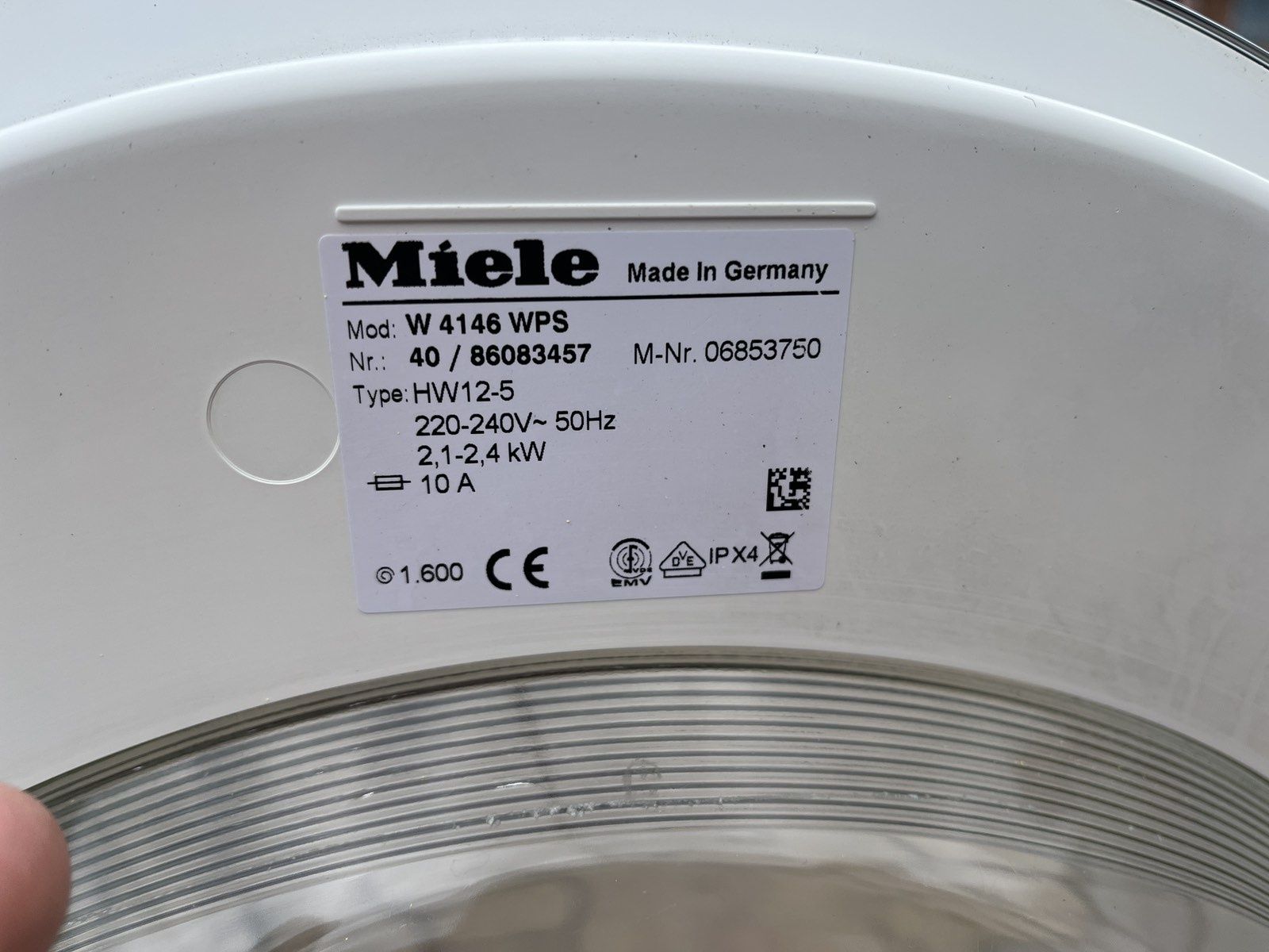 Стіральна машинка  Miele W4146