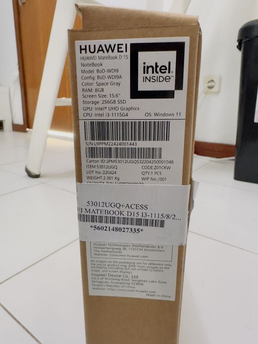 Huawei Matebook D15 (15.6) Novo