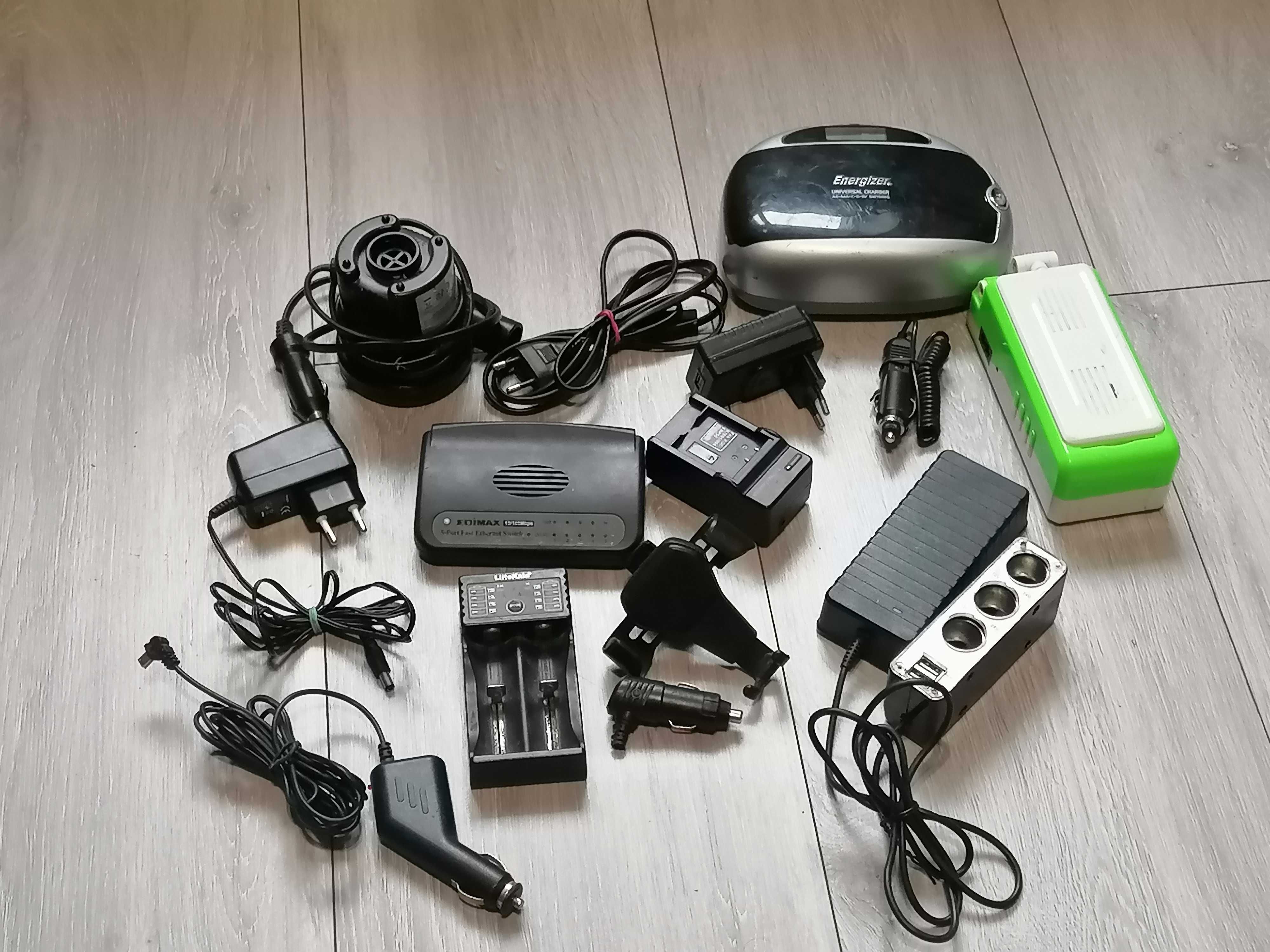 pompka do materaca lampa ładowarki litokala energizer  usb zapalniczki