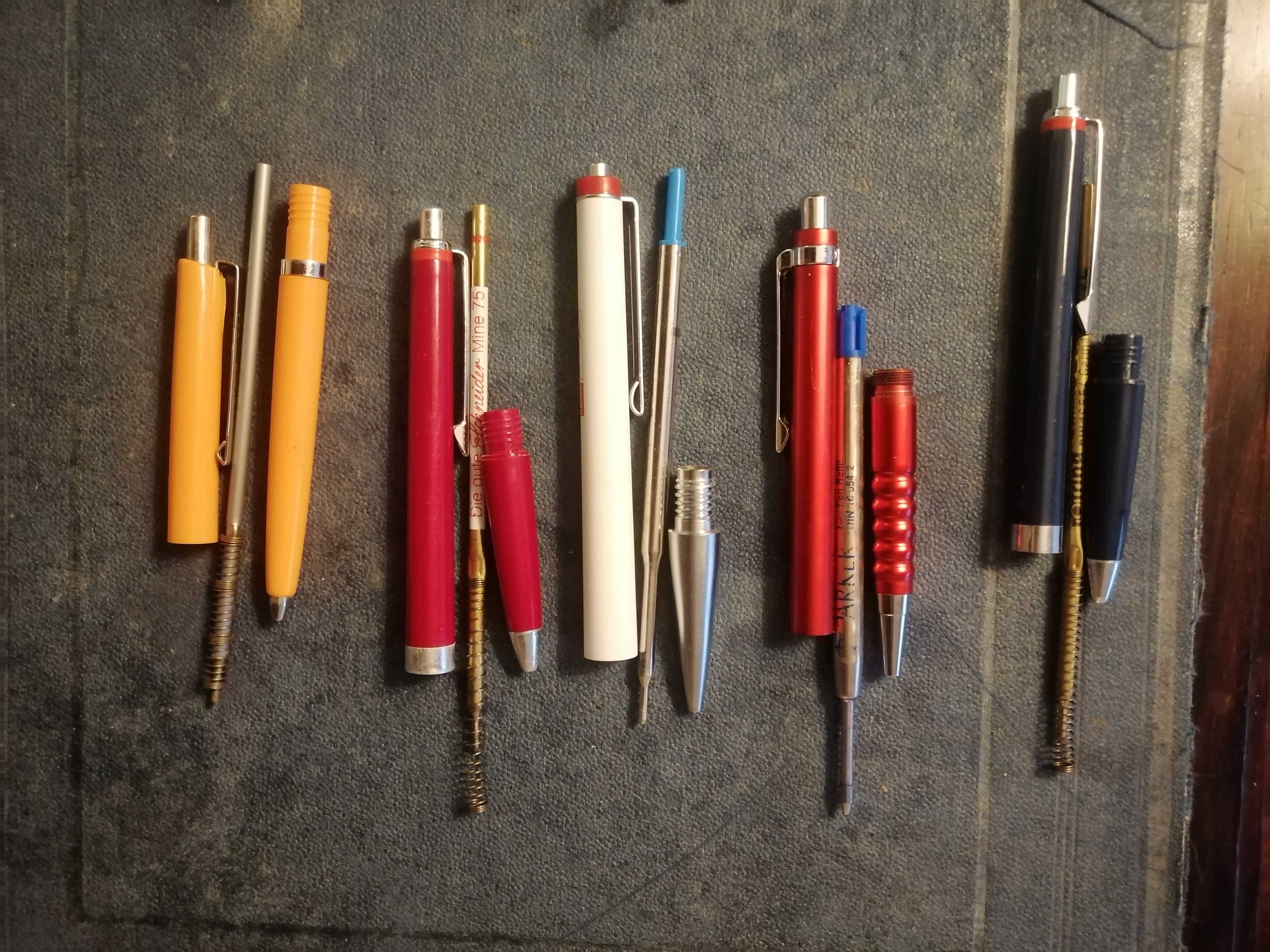 Canetas - conjunto de 5 Rotring vintage
