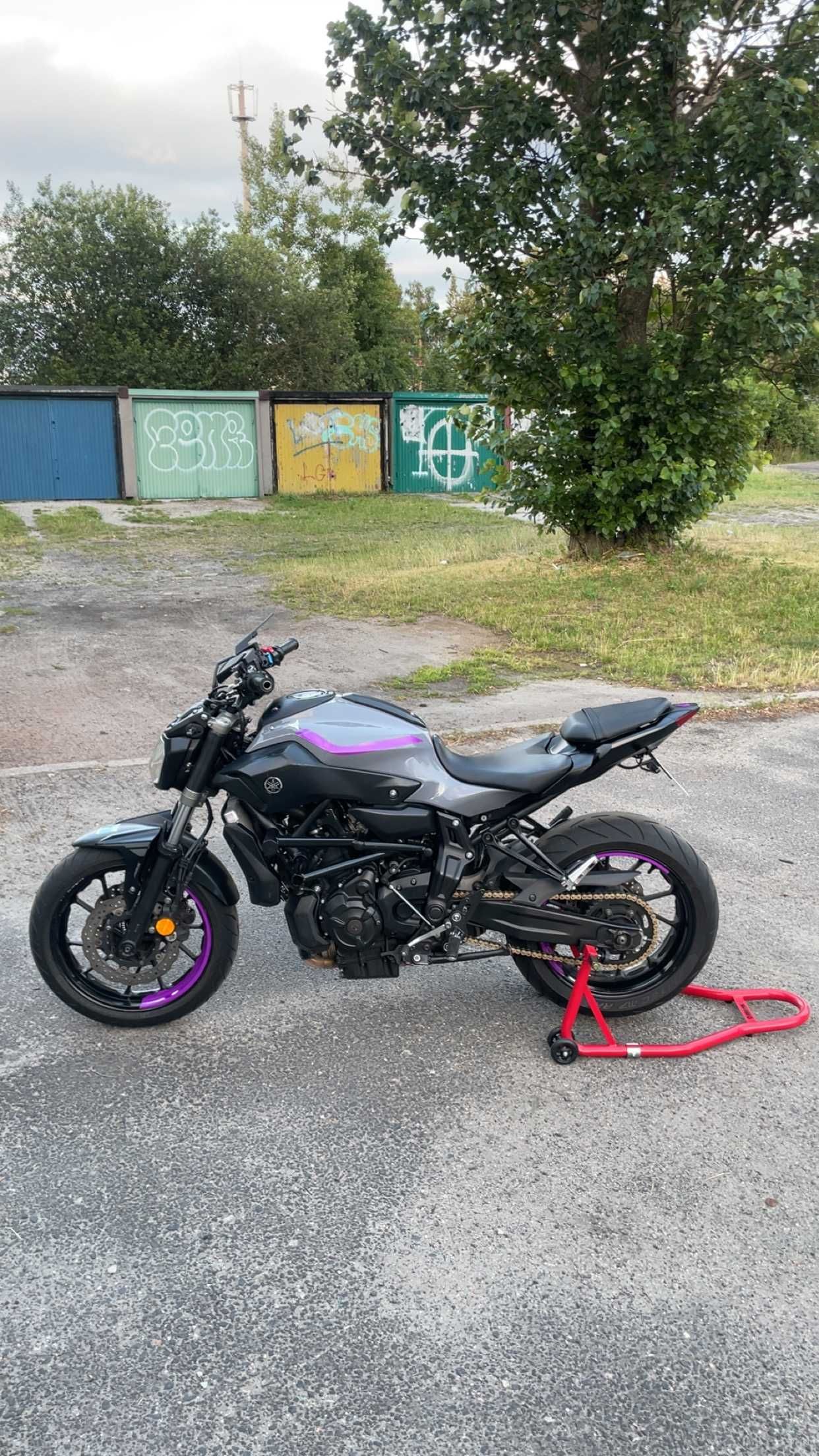REZERWACJA yamaha mt 07 a2