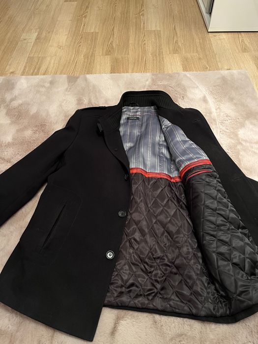 Sprzedam płaszcz męski XXL czarny