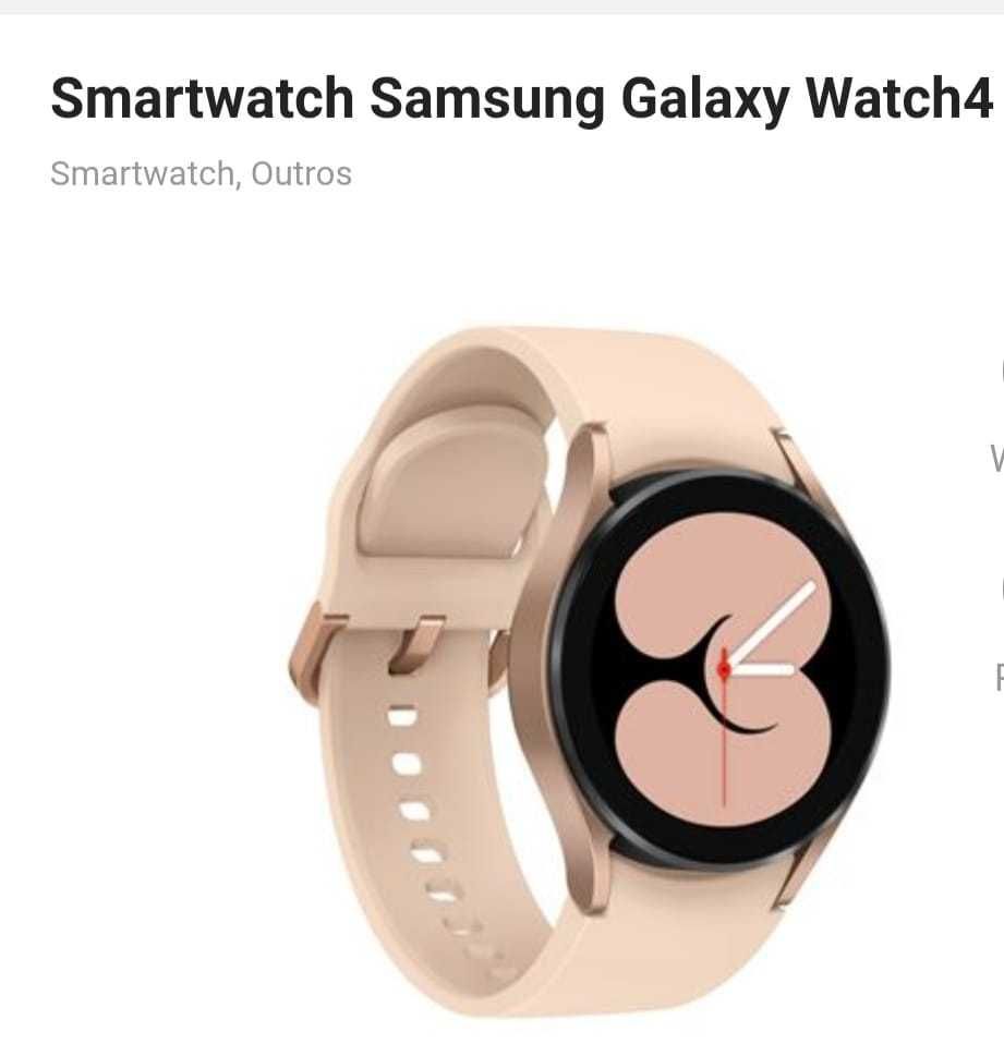 Smartwatch Samsung galáxia watch4