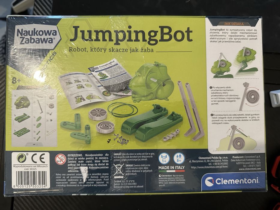 Naukowa zabawka CLEMENTONI Skaczący robot jumping bot