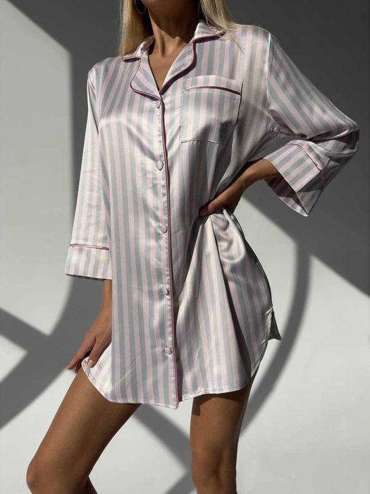 Сорочка халат жіночій Вікторія Сікрет Victorias Secret, S-XL
