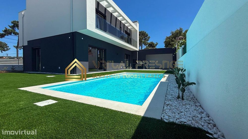 Moradia Isolada T4 – Nova com Piscina e Garagem – Azeitão