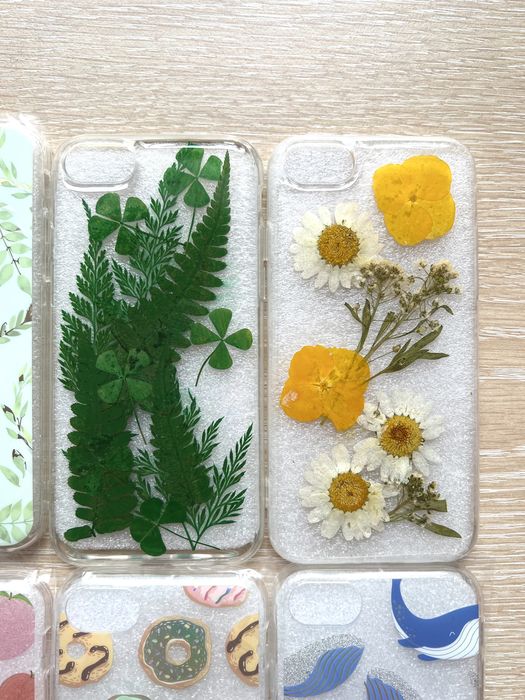 Case etui iPhone 6 6s 7 8 silikonowe dla dzieci dziecka w kwiatki