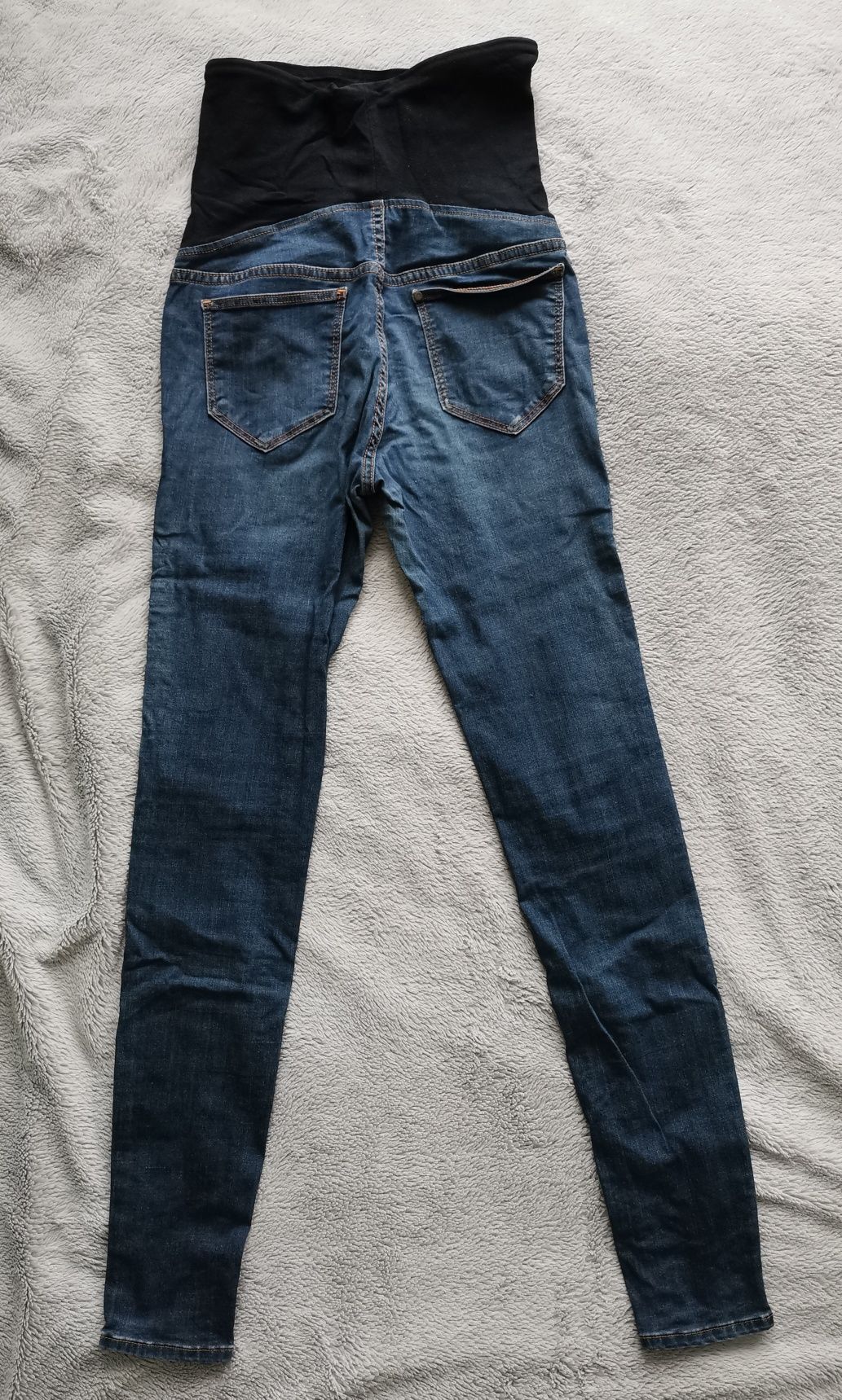 Spodnie ciążowe  jeansy H&M mama super skinny r. 36