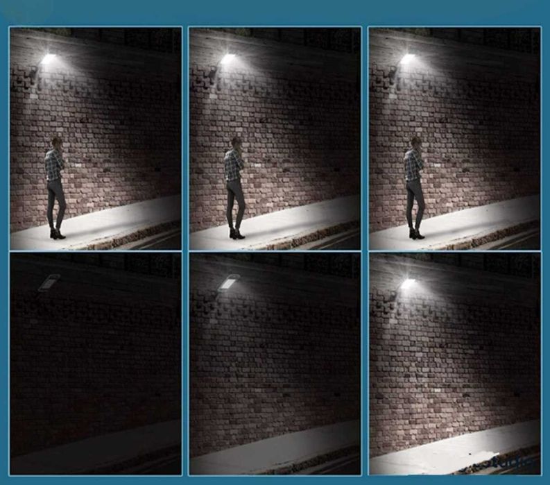 Lampa solarna LED 400W z czujnikiem ruchu i pilotem