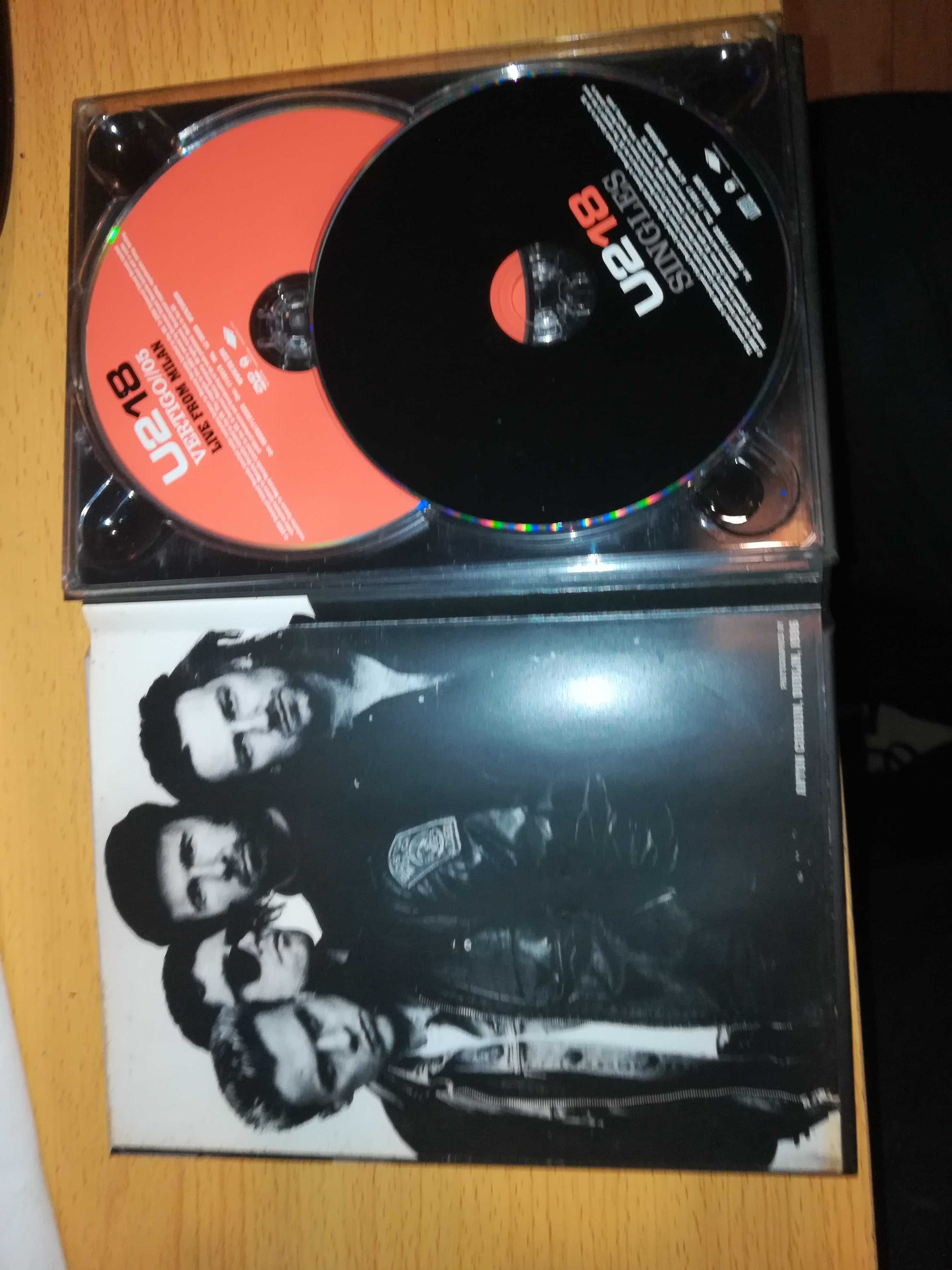 3 cd's/dvd's coleção U2/XUTOS  JUNTOS OU nao com livro fotos letras