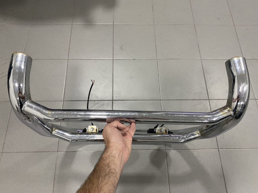 Mata-vacas ou bull bars cromado Suzuki Jimny 98-07