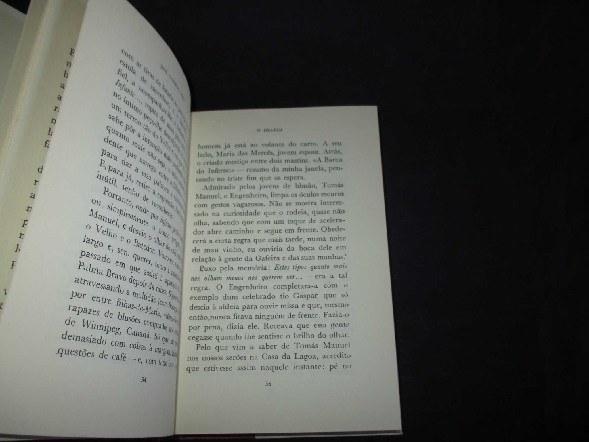 Livro O Delfim José Cardoso Pires 3ª edição Moraes