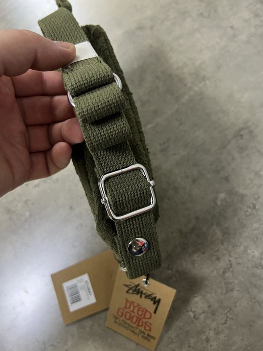 Stussy Dyed Goods Shoulder Bag Olive Оригінал
