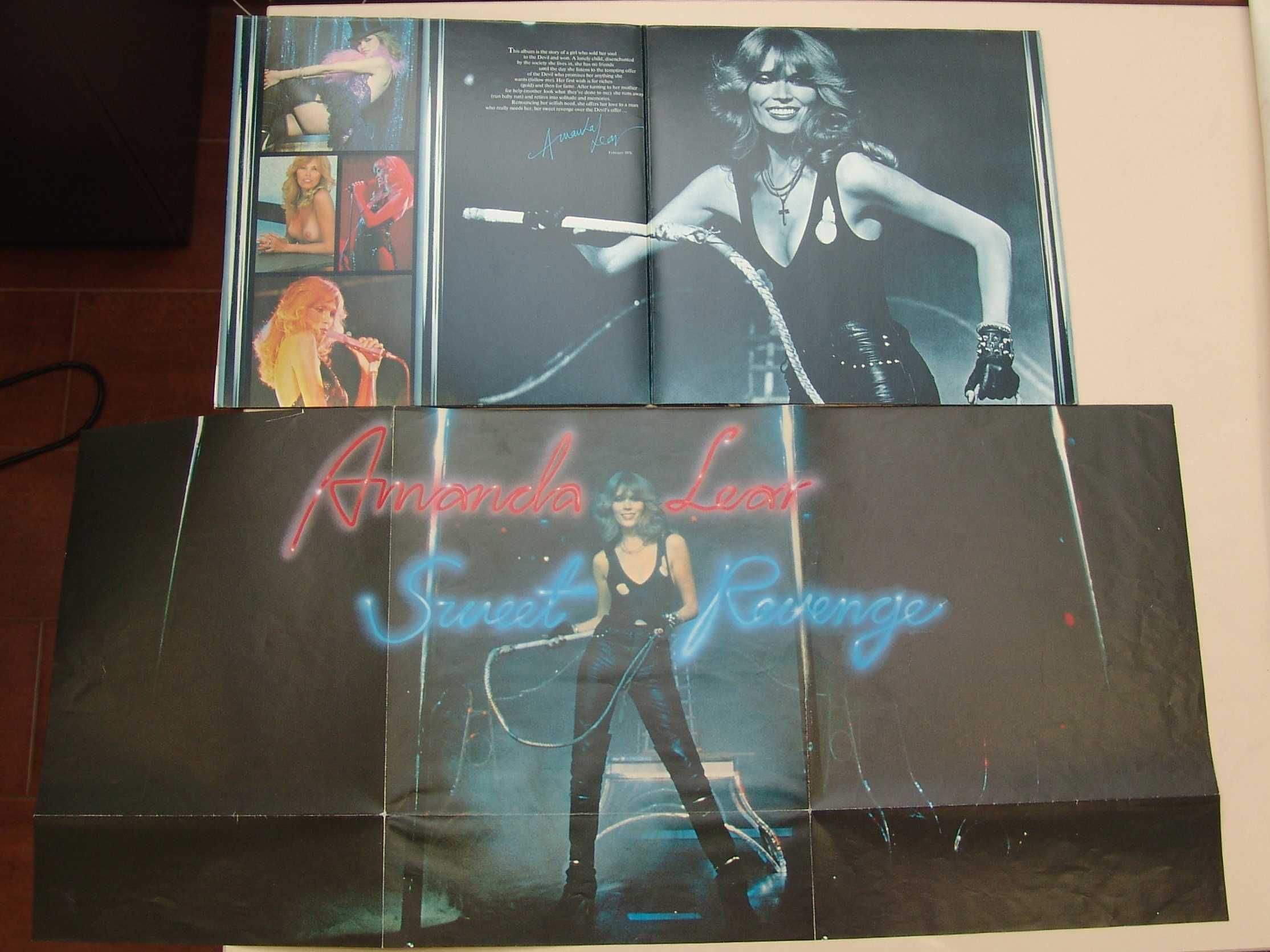 Пластинка Amanda Lear 1977, 1978. Цветной постер.