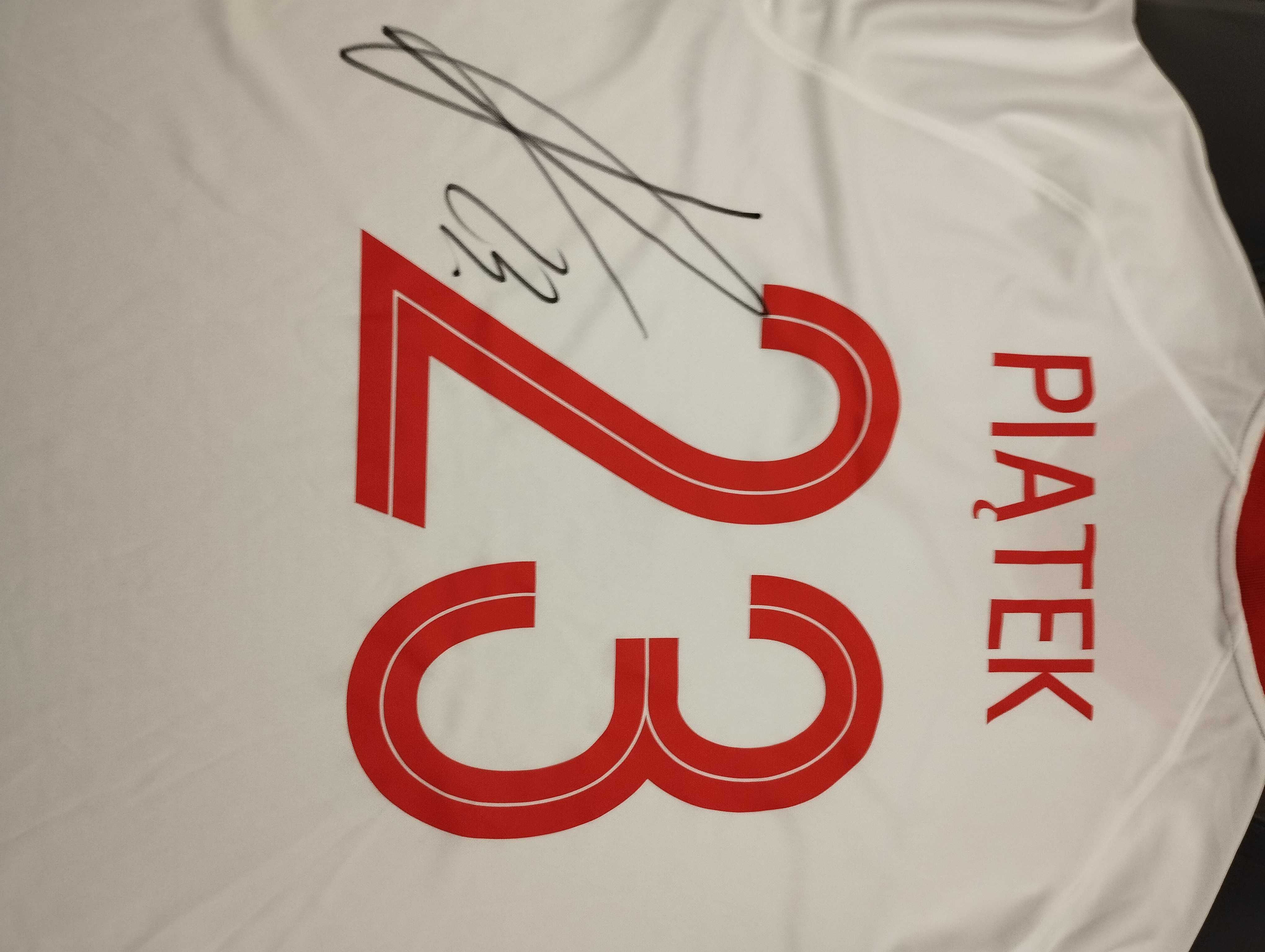 Koszulka reprezentacji Polski z autografem Krzysztofa Piątka