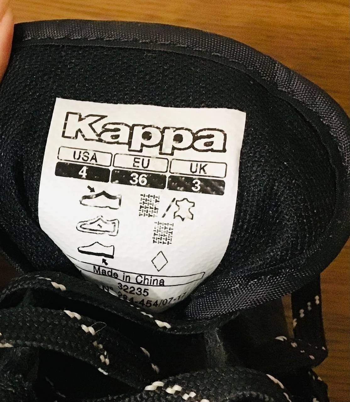 Фирменные кроссовки Kappa 36 р. (23 см. по стельке)600гр.
