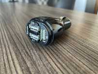 Ładowarka samochodowa HAMA 3xUSB-A (12V, gniazdo zapalniczki)
