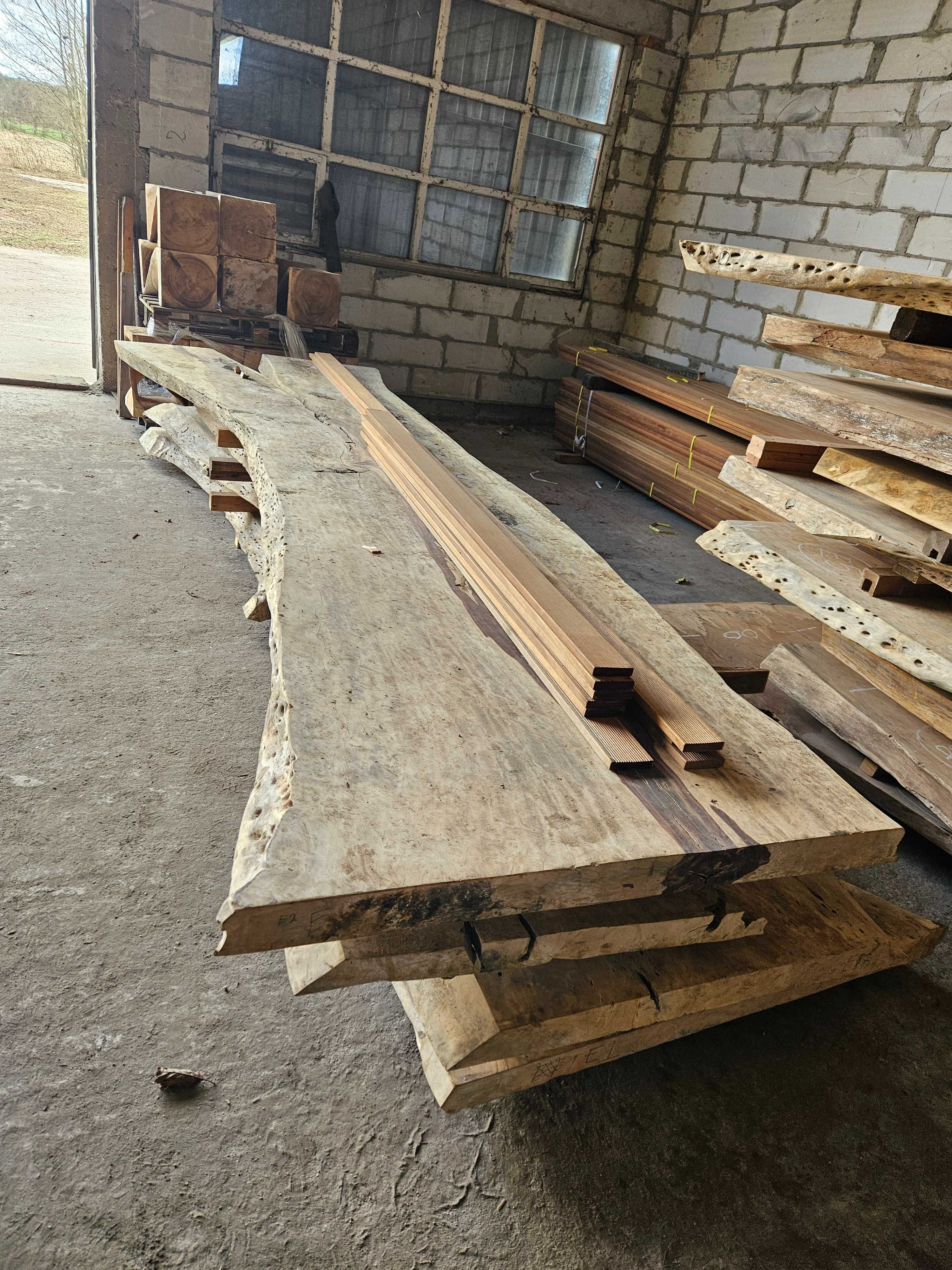 taras z drewna egzotycznego bangkirai, mahoń, teak