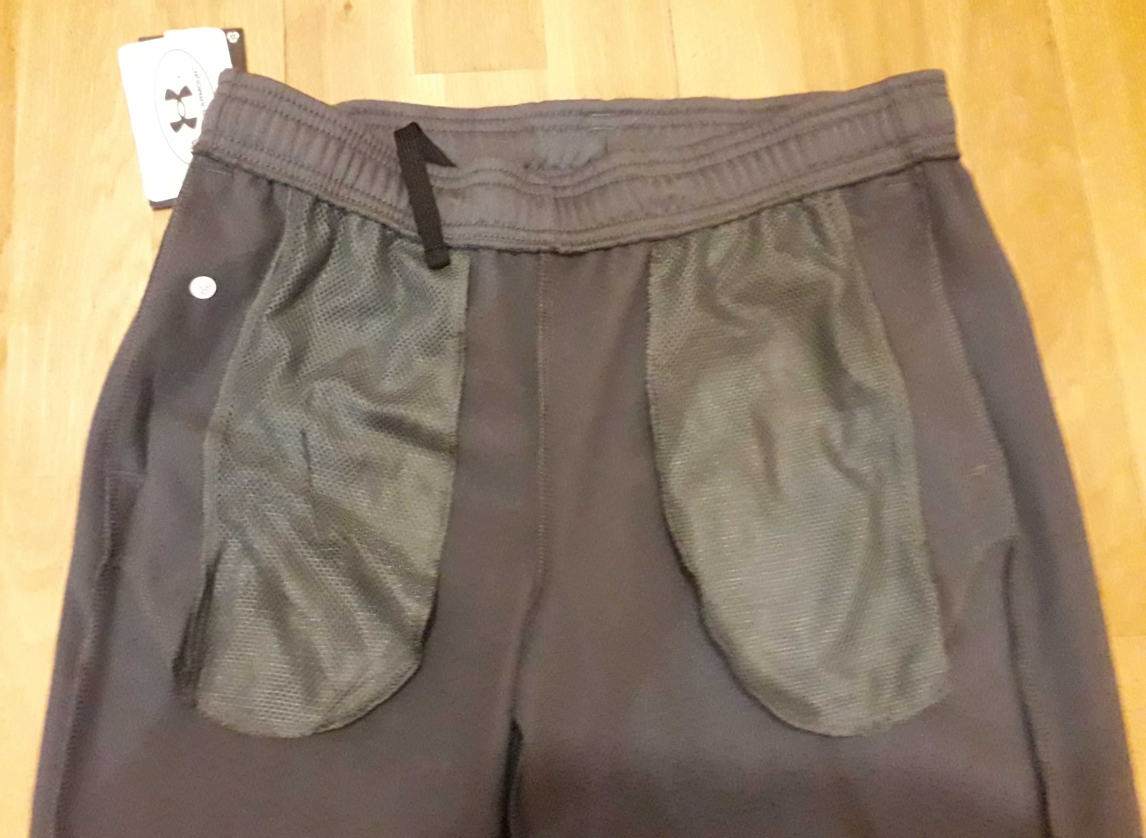 Spodnie Under Armour cimnoszare, roz.158cm.