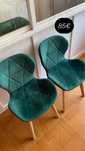 2 Cadeiras verde veludo
