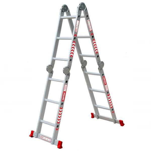 Драбина алюмінієва-трансформер Квітка PRO 4х4