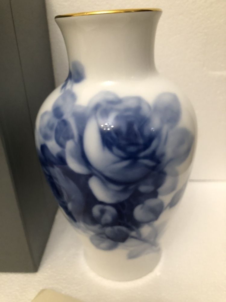 Ваза японська Okura China «Блакитна троянда»