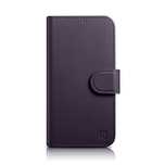 iCarer Wallet Case 2in1 etui iPhone 14 Pro skórzany pokrowiec z klapką