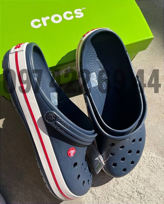 Чоловічі  Крокси Crocs Crocband White Унісекс Купити зі знижкою