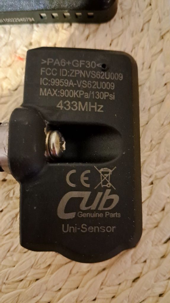 Czujniki ciśnienia opon Uni-sensor komplet
